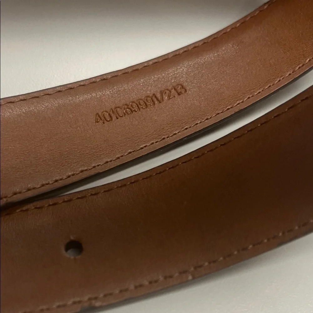 Chaps Brown Leather Men's Belt size 36” inches